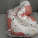 Cute Cat Beds Kitten Beds, Soft Small Dog Beds, Washable Pet Beds for Puppy and Kitty, Funny Donuts Shape, 24 Inch (Medium, Pink)