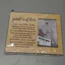 RJYMK Godmother Goddaughter Gift Wood Photo Frame, Christmas Birthday Baptism Christening Picture Frame Gifts for Godmother God mom Goddaughter Best Godmother Ever Gift (A1)