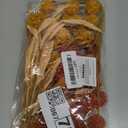 Artificial Bush Mini Ball Flowers, Faux Billy Button Thistle Globe Echinops Bouquet Floral, Fake Silk Greenery Plants for Home DIY Decor,A Pack of 2,Apricot and Coral Gold