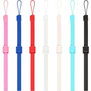 7 PCS Hand Wrist Strap, Adjustable Phone Lanyards for Wii Remote Multi Purpose Wristbands Phone Strap Wristlet Wristband with Lock for Wii Remote Controller, MobilePhone, Mp3, Digital Camera