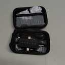 PQRQP 3 in 1 Microphone for iPhone/Android/Camera, Wireless Microphones, 328ft Transmission, 18H Battery Life, Mini Microphone for Record Interview, Vlogs, Tiktok (Ebony Black)