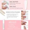 Red Cat Eyes Press On Nails,12 Sizes - 24 Pcs Soft Gel Red Long Coffin Fake Nails Kit with Nail Glue, Natural Reusable Stick On False Nails for Women and Girls SK1054