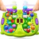 Whack Mole Game for Kids, Idea Gift for 3-12 Year Old Boys and Girls, Interactive Pounding Toy with 2 Hammers, Lights & Sounds, 3 Game Modes Educational Toy for 3 4 5 6+ Year Old Boys- Green