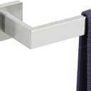 36 Inch Towel Bar for Bathroom 12/16/24/28/32/36 Inch Kitchen Towel Holder Brushed Nickel Towel Rod Wall Mounted SUS304 Rustproof Towel Rack Modern Square Design (1, Brushed Nickel, 36 Inch)
