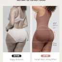 FeelinGirl Fajas Colombianas Moldeadoras Butt Lifting Shapewear Tummy Control Postpartum Faja Body Shaper with Zipper Crotch, Sienna (M)
