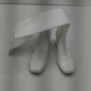 DREAM PAIRS Women's Gogo Boots Square Toe Chunky Wide Calf Knee High Boots For Women (11, White/Patent/Pu)