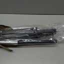 BEIYANG T Shape Backdrop Stand Kit 3.2 * 6.5 FT, Adjustable Background Support Stand Kit with 2 Spring Clamps for Parties, Wedding, Photography, Decoration (Black)