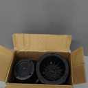 9 Pack Furniture Risers Black Bed Risers 2 inch, Bed Lifts Risers for Sofa, Couch, Desk, Bed Frame Risers Heavy Duty Table Leg Extenders Supports Up to 1,300 Lbs