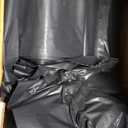 Boardwalk Recycled Low-Density Polyethylene Can Liners, 60 Gallon Garbage Bags, 1.8 mil, 38" x 58", Black, 10 Bags/Roll, 10 Rolls/Carton