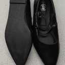 Trary Flats for Women Closed Pointed Toe Mary Jane Shoes Women Comfortable Slip on Ballet Flats Dressy Shoes Adjustable Strap PU Leather Mary Janes Loafers, Size 9