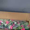 Artificial Bougainvillea Tree 6ft Fake Plant with White Planter