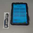 SEYMAC stock Case for Samsung Galaxy Tab S10 Plus/ S9 FE Plus/ S9 Plus 5G Tablet 12.4'' Case with Screen Protector Pencil Holder [360 Rotating Hand Strap] &Stand, Drop-Proof, Black1