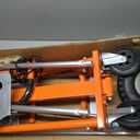 Aluminum 4 in 1 Convertible Hand Truck Dolly, 1000Lbs Capacity, Heavy Duty Folding Hand Truck Dolly Cart with Wheels 10" All-Terrain Tires, Hand Trucks for Logistics, Moving Home, Shopping, Office