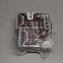 Realspring 52 Pcs Burgundy Christmas Ball Ornaments Set Wine Red Shatterproof Plastic Tree Hanging Ornaments Wine Color Christmas Decorations for Xmas Tree Wreath Wedding Holiday Party Decor