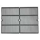 Direct Store Parts DC116 18 1/4 Inch Grid Grate Replacement for Charbroil, Coleman, Kenmore, Master Forge, Thermos, Uniflame, Master Forge and Others, 2 PCS Porcelain Coated Cast Iron Cooking Grid