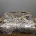 Lazy Chair with Ottoman, Modern Chair with Folding Footrest, Lounge Accent Chair, Comfortable Reading Chair, Oversized Armchairs for Bedroom, Study, Living Room, Courtyard (Khaki)