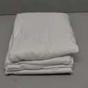 Amazon Basics Luxury, Ultra Soft, Breathable Lightweight Microfiber 4 Piece Bed Sheet Set with 14-Inch Deep Pockets, King, Bright White, Solid
