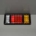 LINKITOM 40 LED Truck Tail Light Bar, Super Bright Turn Signal Brake Reverse Tail Light with Iron Net Protection for 10-30 Volt Truck Boat Snowmobile Trailer Pickup RV Camper UTV UTE Vans