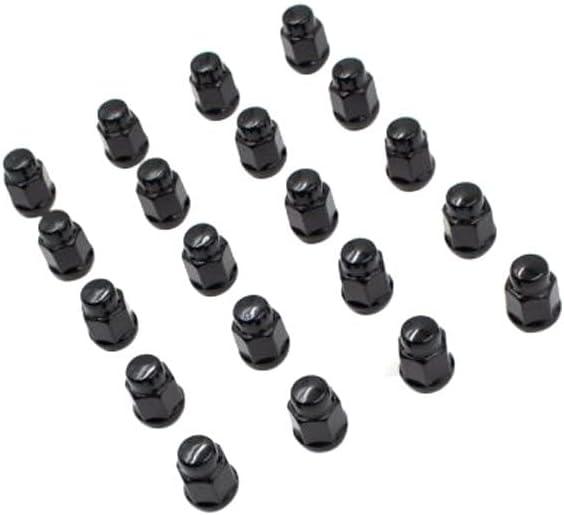 Coyote Accessories 56K548BLK - Black Cone Seat Acorn Bulge Lug Wheel Installation Kit W/o Valve Stems