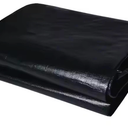 Black Waterproof Cover with Some Straps for Outdoor Use XXXXXL Size 28'L x 11'W