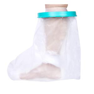 Plaster Protection Waterproof Foot Cover – Reusable Shower Protector for Adult Foot, Toe, Ankle, and Leg – Keeps Casts and Bandages Dry