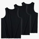 3packs Plus Size Mens 100% Cotton Shirt Vest Tank Tops Undershirts Breathable Sleeveless XL