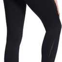 baleaf Womens Winter Cycling Pants Padded Bike Thermal Tights Fleece Lined Leggings Water Resistant Cold Weather Gel Pockets (Small, Black)