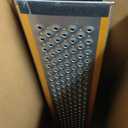 Aluminum Shed Ramp 2PC, 4' Long 8" Wide Loading Ramp for Riding Mower, 880 lbs Capacity for Lawn Mower, ATV, Motorcycle, Lightweight Sturdy Anti-Slip Ramps with Punch Plate Surface