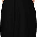 Wolddress Womens Maxi Dress with Pockets 2026 Casual Strap Plus Size Loose Plain Long Office Summer Beach Travel Dresses S-5X (Medium, Z-black Retro)
