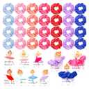 28 Pack Large Hair Scrunchies Valentines Cards Scrunchies Valentine Ballerina Party Favor Tags Funny Valentines Day Gifts Valentines Classroom Exchange Gift