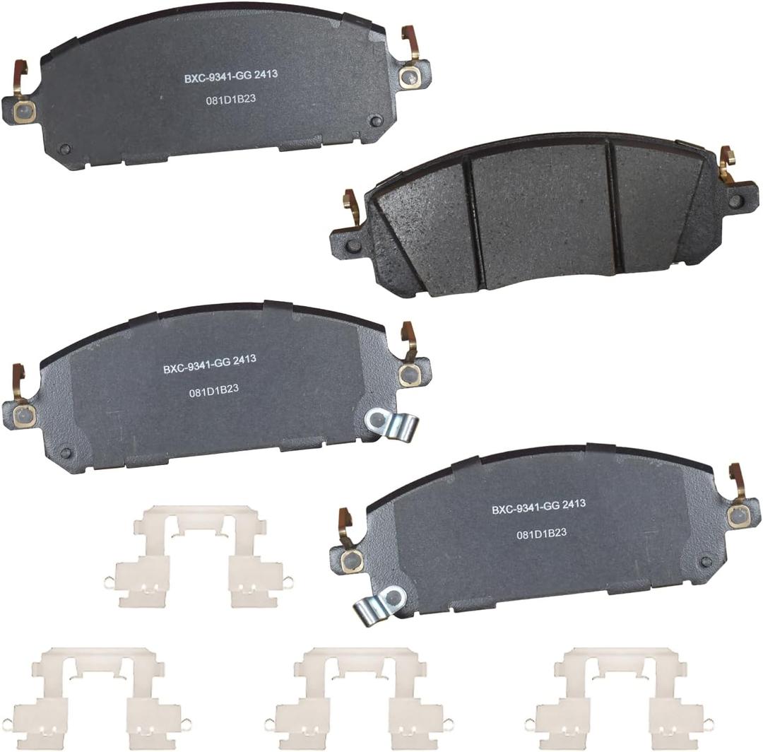 Bendix Premium SBC2413 Ceramic Front Brake Pads for INFINITI QX60 2023-2022, Mitsubishi Outlander 2023-2022, Outlander PHEV 2023, Nissan Pathfinder 2024-2021