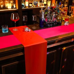Newwiee Neon Glow in The Dark Party Table Runner Supplies for Fluorescent Neon Birthday Party Favors Decorations(6PCS)