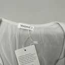 Wedtrend Womens Cardigan Tie Front Lightweight Women Cropped Sweater 3/ 4 Sleeve Women Shrugs Sheer White Shrug for Evening Dresses RWTPJ004WhiteM