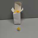 Gejoy 25 Pcs Mini Rubber Chicken Toys Positive Gifts Mini Chickens Decorations and Encouragement Birthday Motivational Gifts for Colleague Staff Teacher