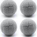 Magicorange 4 PCS Precut Walker Tennis Balls for Furniture Legs and Floor Protection, Heavy Duty Long Lasting Felt Pad Glide Coverings (2.5 inch, Grey)