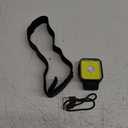 Yls Running Lights for Runners, Rechargeable Clip on Light with 12 Lighting Modes, LED Night Safety-Light for Walking, Camping, Hiking, Jogging, Outdoor Adventure, Black