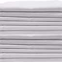 KAF Home Brushed Microfiber Pillow Cases Bulk Pack, Control Allergies and Ensure Sound Sleep, Set of 12, White
