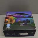 Permanent Outdoor Lights for House, 100FT RGB IC Smart Permanent Eave Lighting with App/Remote Control,IP67 Waterproof, Music Sync,DIY Color Scenes,Year-Round Eaves Lighting for House Roof Decor (White)