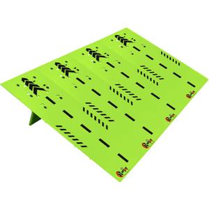 RC Car Jump Ramp Takeoff Board RC Ramp for Jumping Stunt Playset for 1/12 1/14 1/16 1/18 1/24 Remote Control Model Car, 4 Boards (Green)
