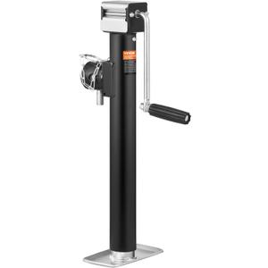 VEVOR 5000 lbs Weld-On Pipe-Mount Swivel Trailer Jack, 14'' Lift for RV Trailer, Horse Utility Yacht (TJP-5002S-B)