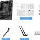 MSI PRO B760-P WiFi DDR4 ATX Motherboard, 4X DDR4~128GB, 5X PCI-E x16, 2X M.2, 4X SATA, 2X USB 3.2, 4X USB 2.0, 1x USB-C