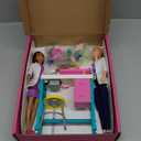 Barbie Careers Playset, Science Lab with 2 Scientist Fashion Dolls, Bench & 10+ Accessories 
