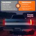 Tresound LED Tail Light for Chevy Suburban 1500 2007-2014, 2500 2007-2013, Tahoe 07-14, GMC Yukon 2007-2014, Yukon XL 1500 07-14, 2500 2007-2013, Not Fit Barn Door & Hybrid Models, GM2800196 GM2801196