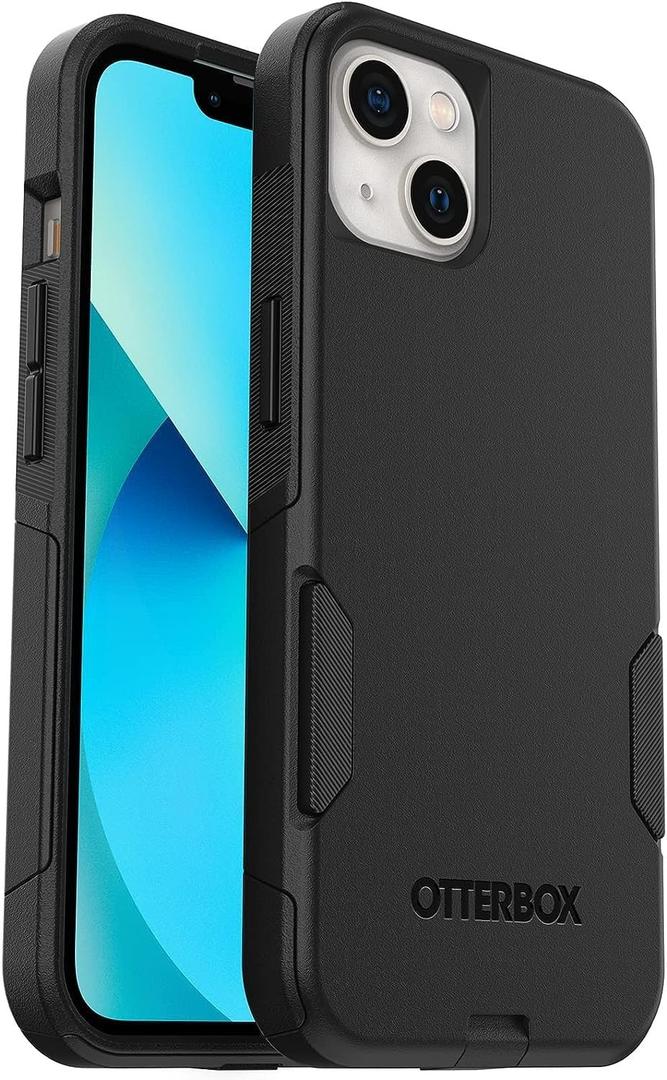 OtterBox Commuter Series Case for iPhone 13 Black | ONLY, Slim, Tough, Pocket-Friendly, with Port Protection