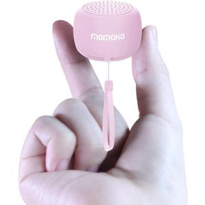 Mini Bluetooth Speaker Wireless Tiny Bluetooth Speaker with Built in Mic,TWS Portable for Travel Party Gift Outdoor Laptop (Pink)