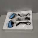 HONGK- CNC BLACK 3" BAR END MIRRORS 1" HANDLEBAR Compatible with H-D TRIUMPH VICTORY MOTORCYCLE [B06VW718B2]