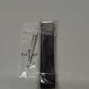 ANNEFIT Nylon Watch Band 16mm 18mm 20mm 22mm, One-Piece Waterproof Military Watch Straps with Heavy Buckle (Black/Silver Buckle)