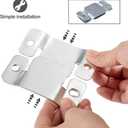 DEEPDREAM 24 Pcs Sectional Couch Connectors Metal Couch Clips Sofa Connector Interlocking Furniture Connector with 56 Pcs Screws