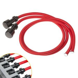 PrimeMach Upgraded Double Power Resistance Cord (2-Pack) - Compatible with AeroPilates Reformers - 40% Extra Tension - Heavy-Duty Anti-Snap Core with Reinforced Connection Ends for Maximum Durability