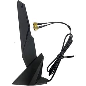 SMA WiFi 6e 2T2R Antenna 2.4G/5G Dual Band for GIGABYTE AORUS Z390 Z270 Z370 Z490 Z590 Z690 X470 X570 X570S X570I H470 H470I H610 B460 B450 B550 B560 B660 AX X299X Magnetic Base PC Desktop